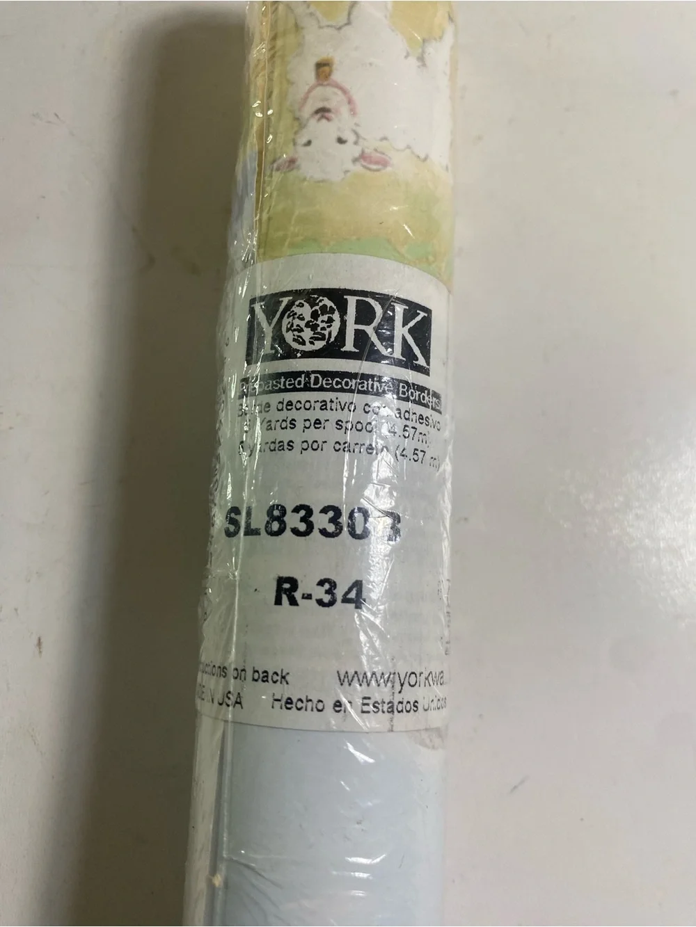 York Pastel Noah's Ark And Crew Wallpaper Border SL8330b 3 Rolls 15 Feet Each